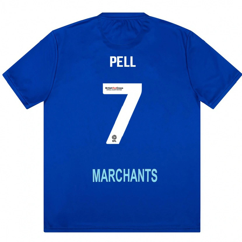 Danxen Mujer Camiseta Harry Pell #7 Verde 2ª Equipación 2024/25 La Camisa