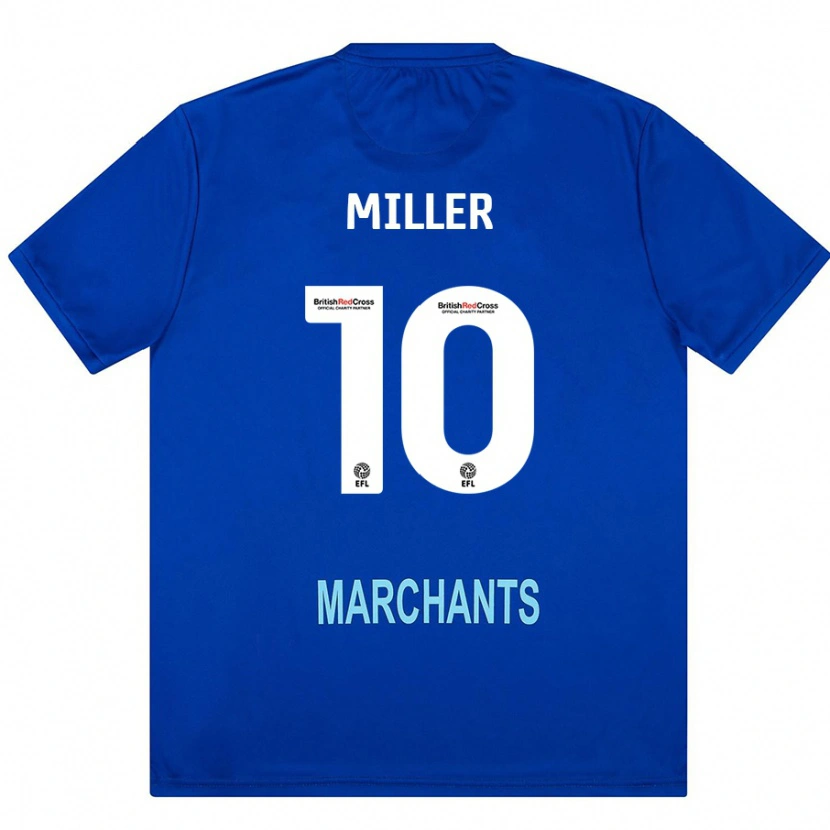 Danxen Mujer Camiseta George Miller #10 Verde 2ª Equipación 2024/25 La Camisa