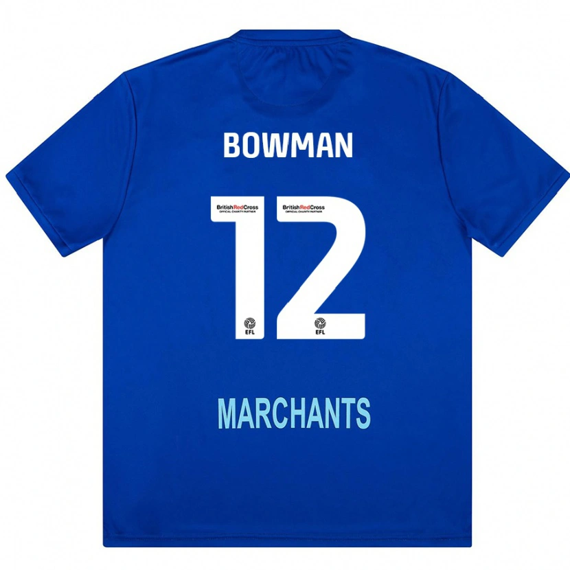 Danxen Mujer Camiseta Ryan Bowman #12 Verde 2ª Equipación 2024/25 La Camisa