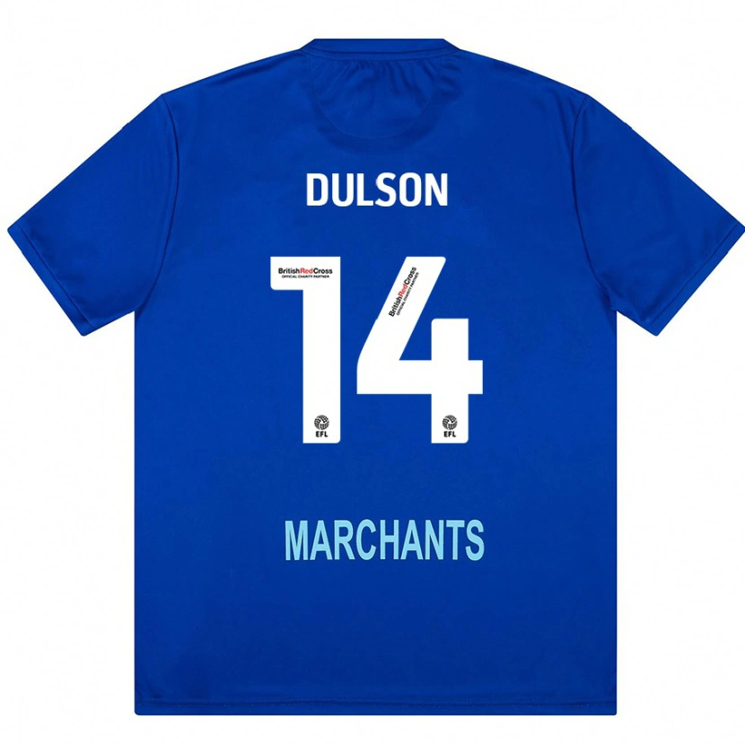 Danxen Mujer Camiseta Liam Dulson #14 Verde 2ª Equipación 2024/25 La Camisa