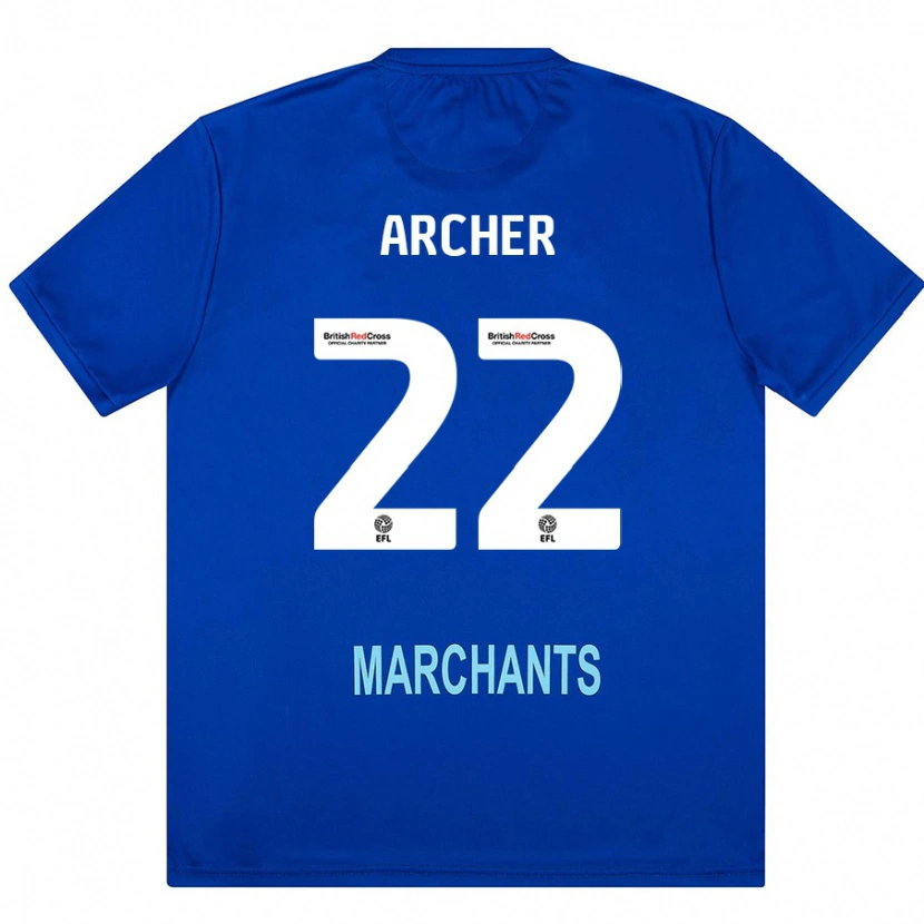 Danxen Mujer Camiseta Ethon Archer #22 Verde 2ª Equipación 2024/25 La Camisa