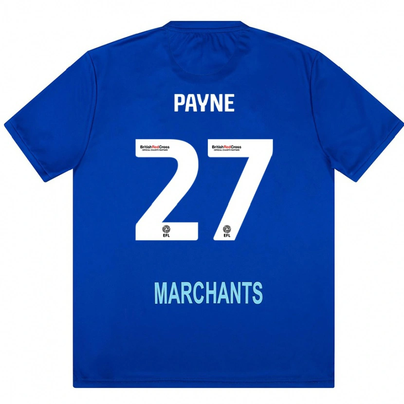 Danxen Mujer Camiseta Lewis Payne #27 Verde 2ª Equipación 2024/25 La Camisa