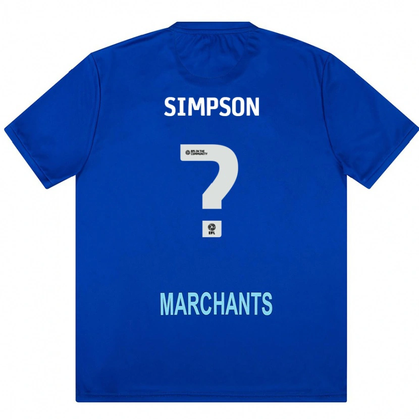 Danxen Mujer Camiseta Jay Simpson #0 Verde 2ª Equipación 2024/25 La Camisa