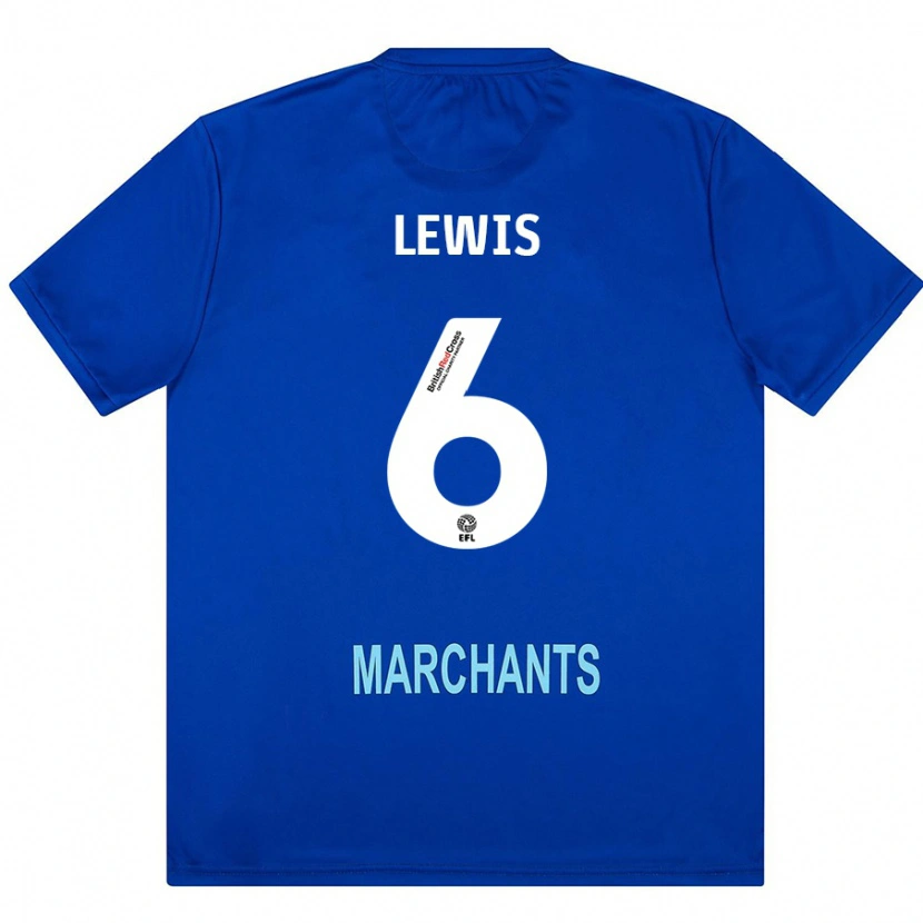 Danxen Mujer Camiseta Megan Lewis #6 Verde 2ª Equipación 2024/25 La Camisa