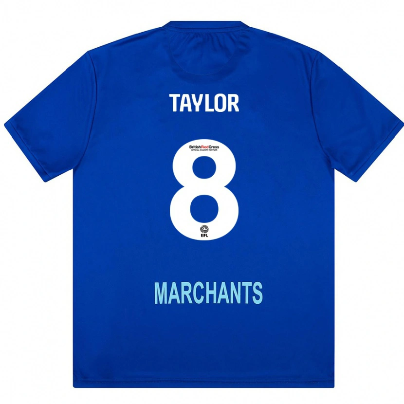 Danxen Mujer Camiseta Charlie Taylor #8 Verde 2ª Equipación 2024/25 La Camisa