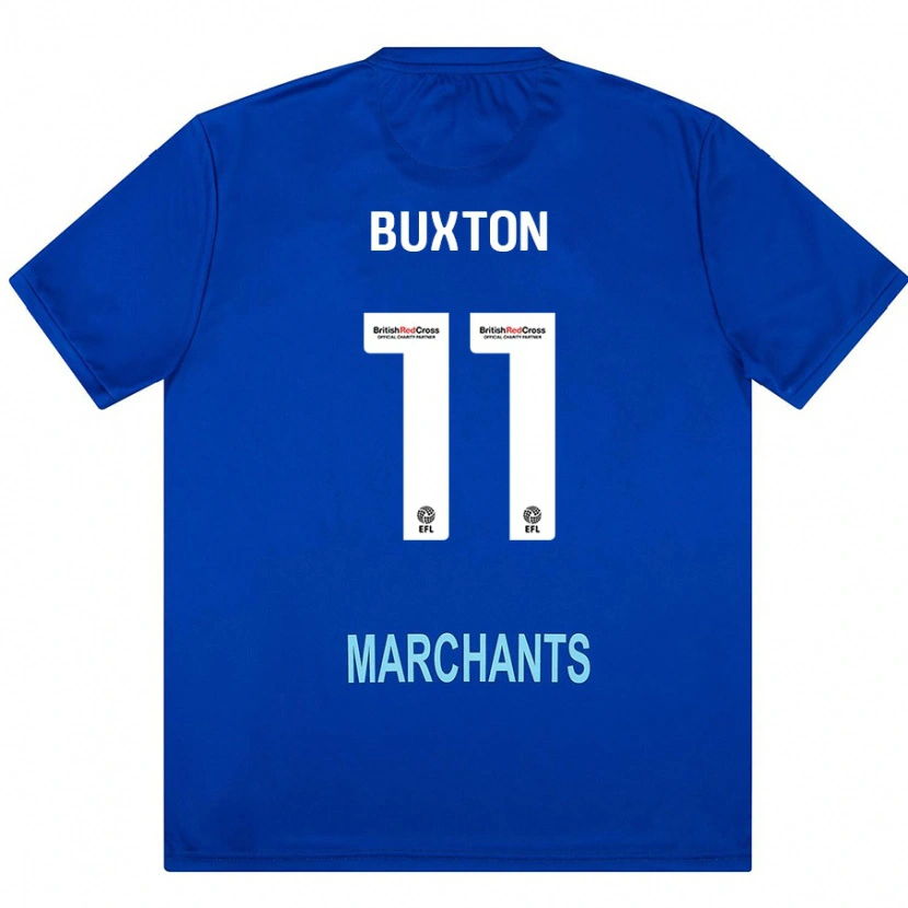 Danxen Mujer Camiseta Charlotte Buxton #11 Verde 2ª Equipación 2024/25 La Camisa