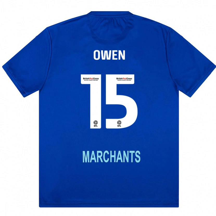 Danxen Mujer Camiseta Emily Owen #15 Verde 2ª Equipación 2024/25 La Camisa