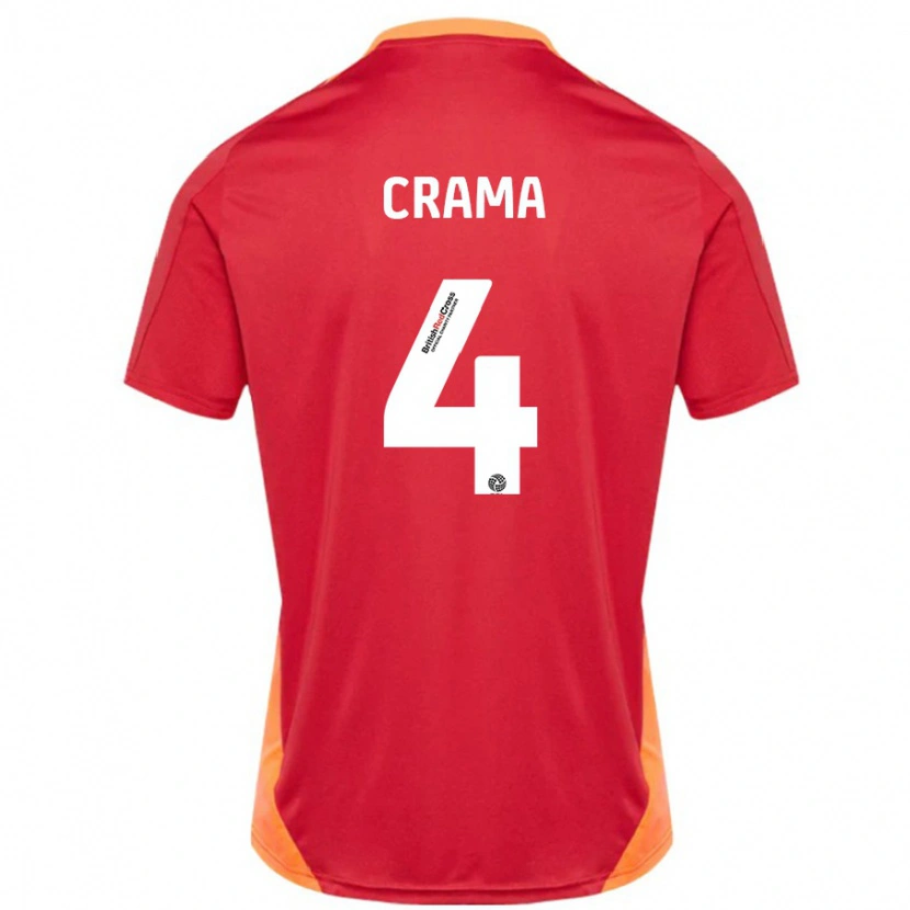 Danxen Mujer Camiseta Tristan Crama #4 Azul Blanquecino 2ª Equipación 2024/25 La Camisa