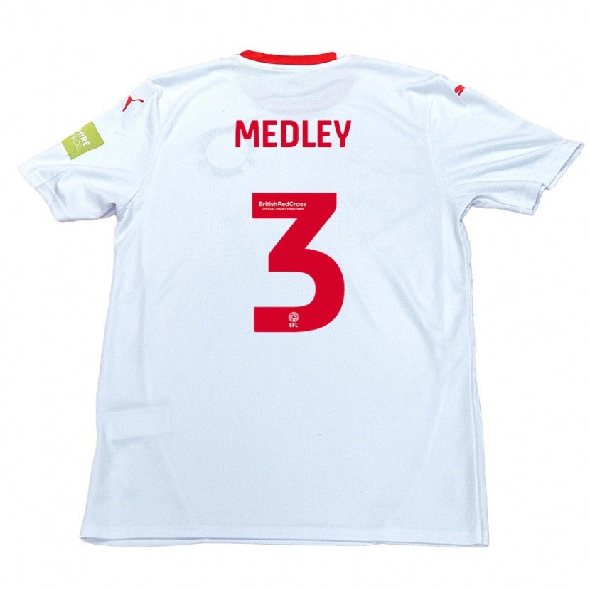 Danxen Mujer Camiseta Zech Medley #3 Blanco 2ª Equipación 2024/25 La Camisa