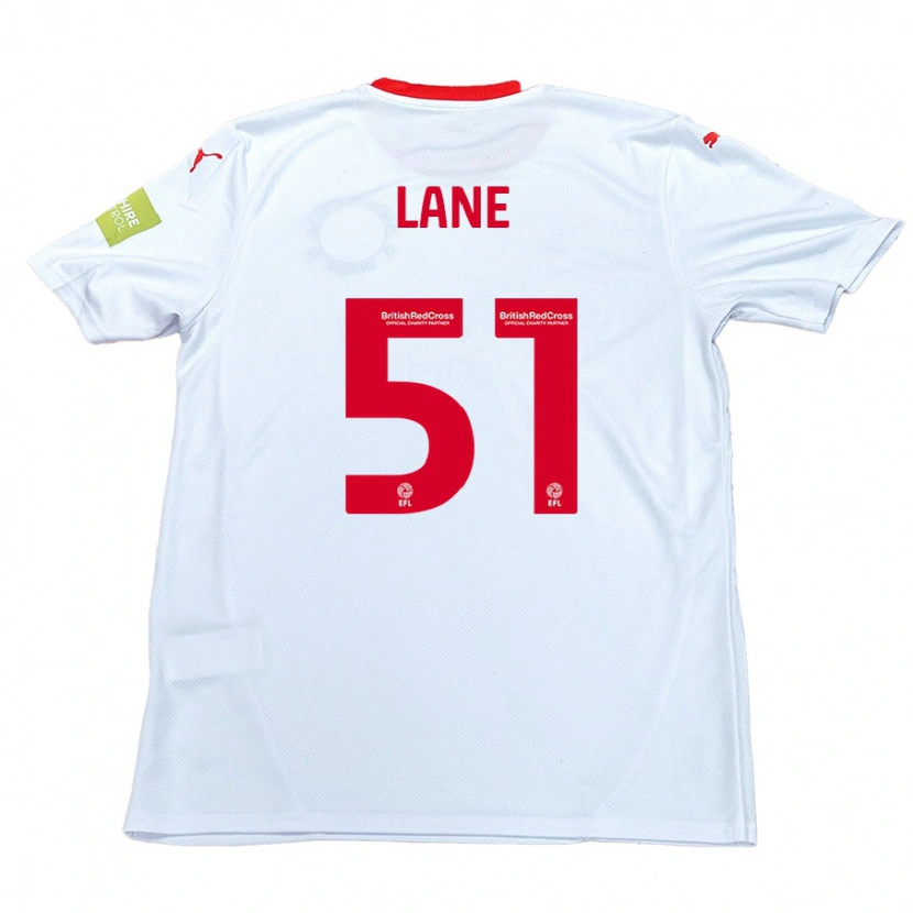 Danxen Mujer Camiseta Mikey Lane #51 Blanco 2ª Equipación 2024/25 La Camisa