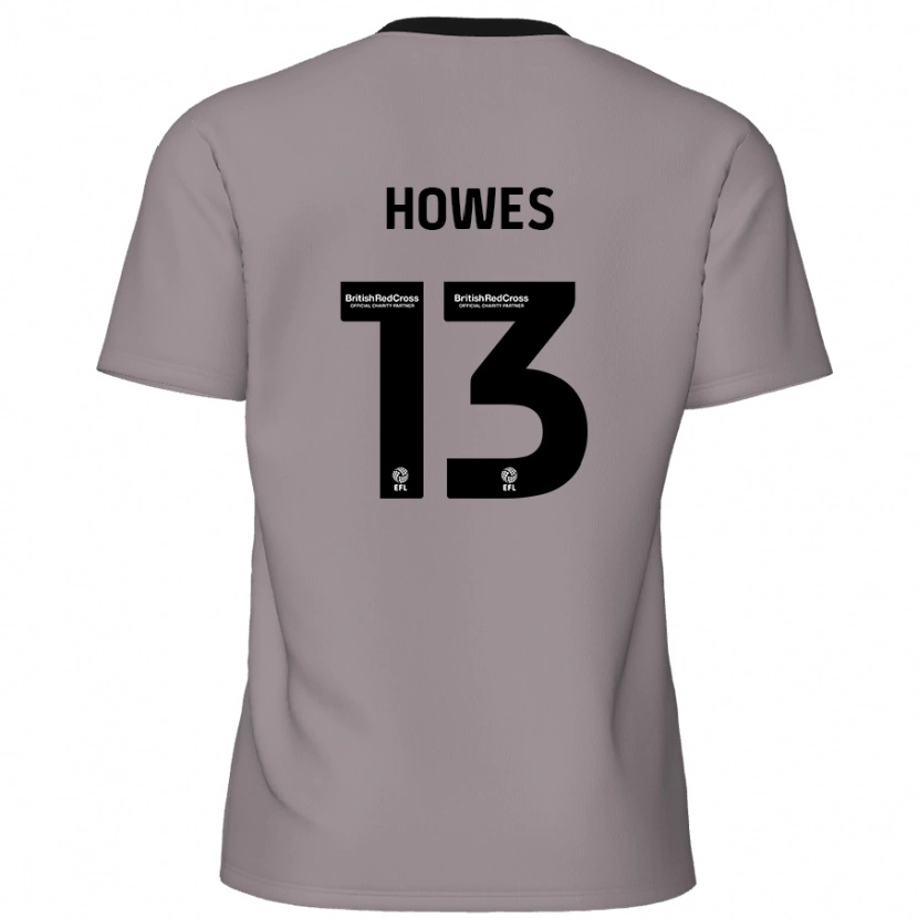 Danxen Mujer Camiseta Sam Howes #13 Gris 2ª Equipación 2024/25 La Camisa