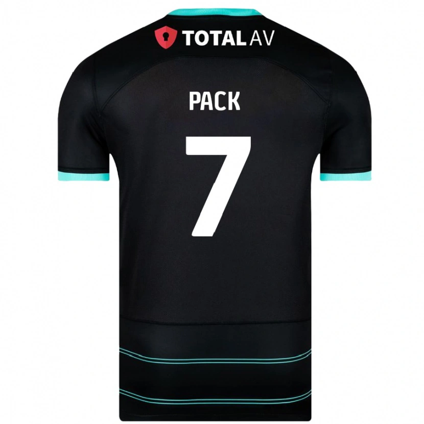 Danxen Mujer Camiseta Marlon Pack #7 Negro 2ª Equipación 2024/25 La Camisa