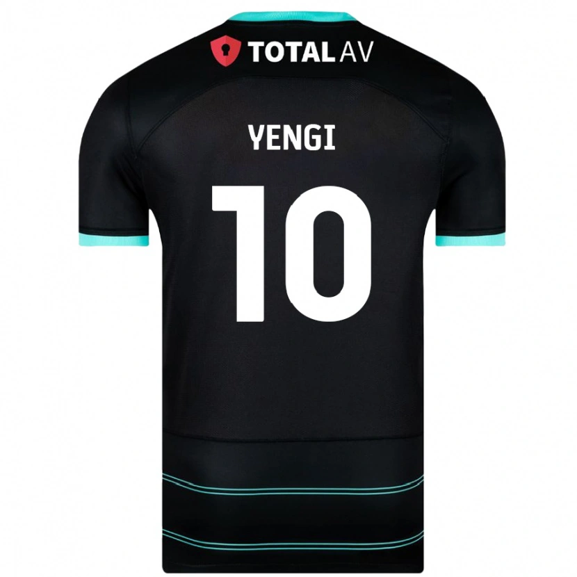 Danxen Mujer Camiseta Kusini Yengi #10 Negro 2ª Equipación 2024/25 La Camisa