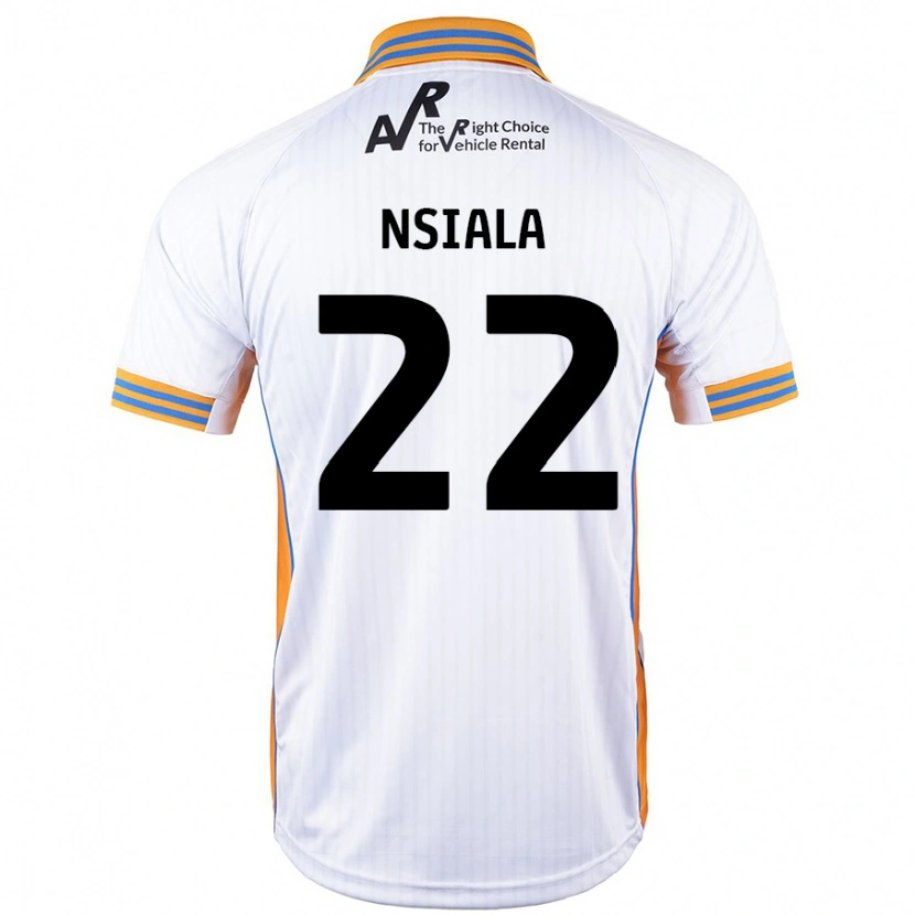 Danxen Mujer Camiseta Toto Nsiala #22 Blanco 2ª Equipación 2024/25 La Camisa