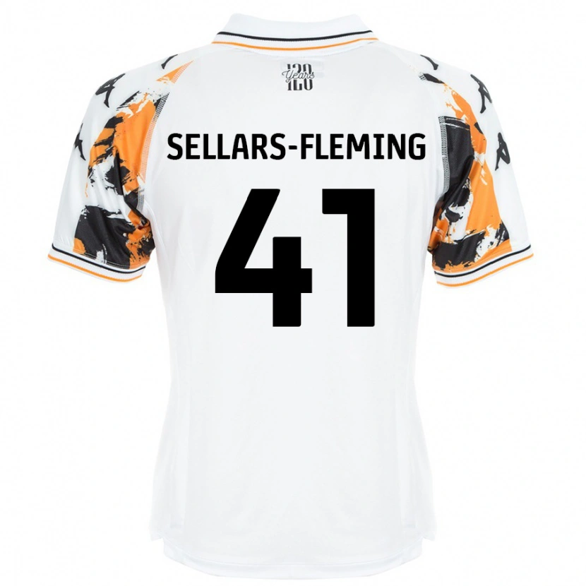 Danxen Mujer Camiseta Tyrell Sellars-Fleming #41 Blanco 2ª Equipación 2024/25 La Camisa