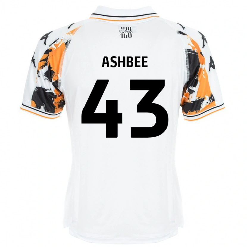 Danxen Mujer Camiseta Stanley Ashbee #43 Blanco 2ª Equipación 2024/25 La Camisa