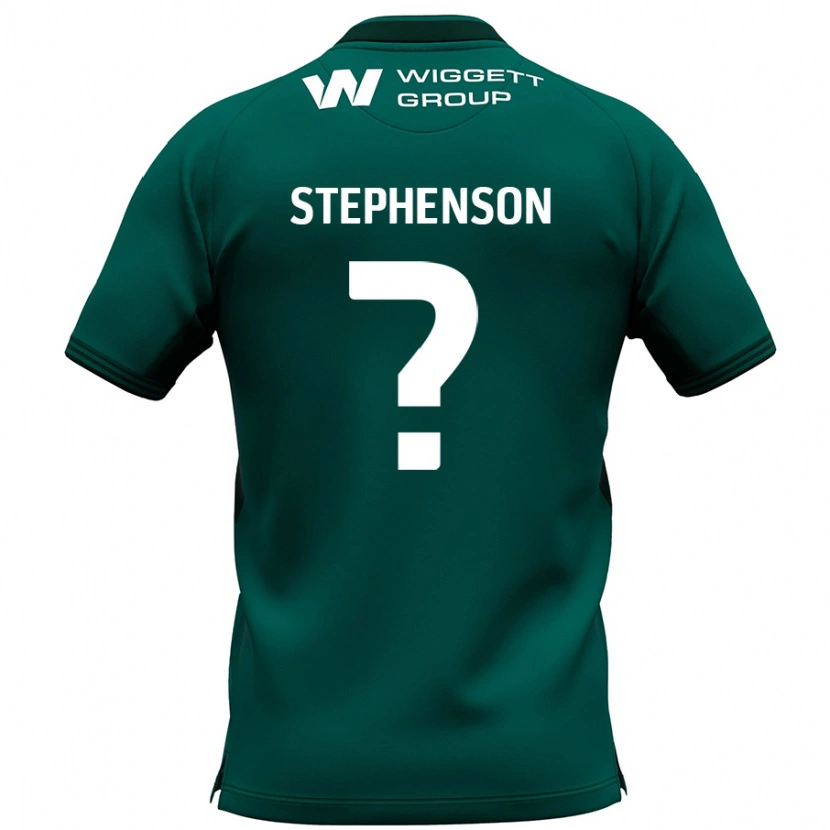 Danxen Mujer Camiseta Joshua Stephenson #0 Verde 2ª Equipación 2024/25 La Camisa