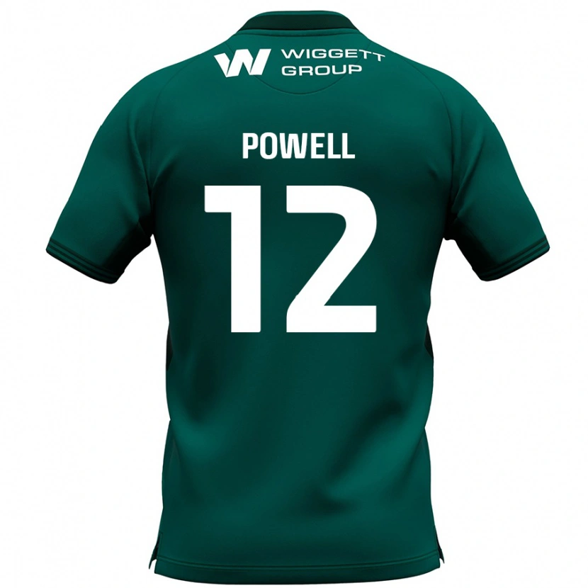 Danxen Mujer Camiseta Beth Powell #12 Verde 2ª Equipación 2024/25 La Camisa