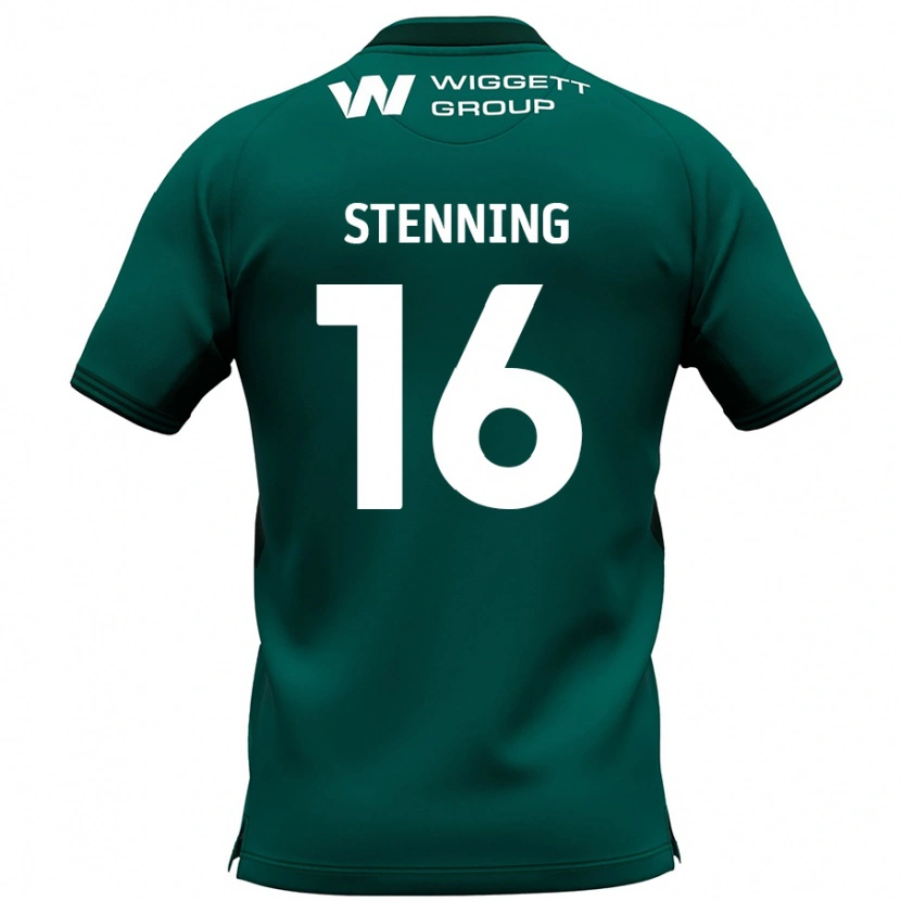 Danxen Mujer Camiseta Ellie Stenning #16 Verde 2ª Equipación 2024/25 La Camisa