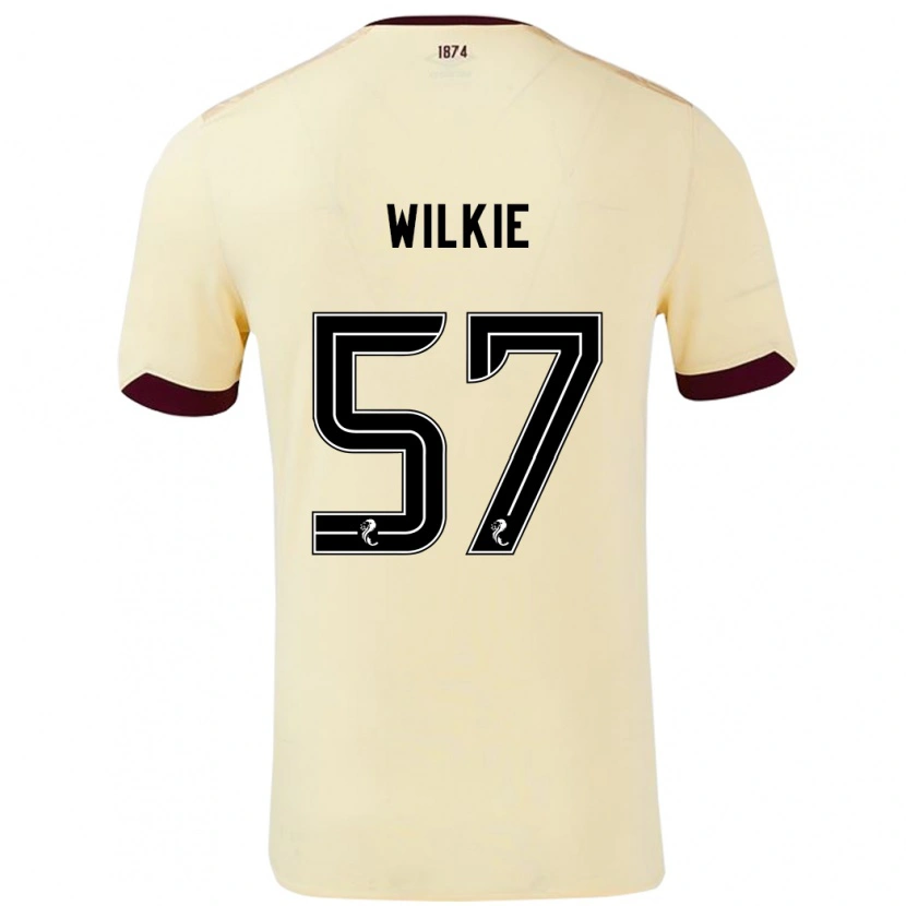 Danxen Mujer Camiseta Coupar Wilkie #57 Crema Burdeos 2ª Equipación 2024/25 La Camisa