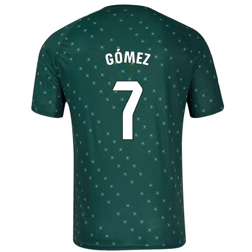 Danxen Mujer Camiseta Valen Gómez #7 Verde Oscuro 2ª Equipación 2024/25 La Camisa