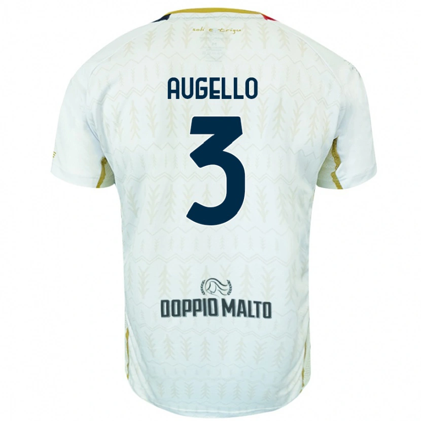 Danxen Mujer Camiseta Tommaso Augello #3 Blanco 2ª Equipación 2024/25 La Camisa