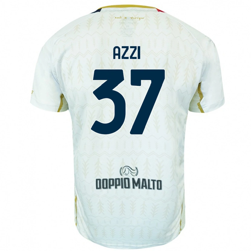 Danxen Mujer Camiseta Paulo Azzi #37 Blanco 2ª Equipación 2024/25 La Camisa