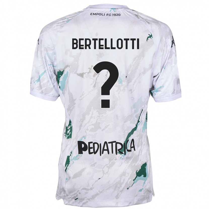 Danxen Mujer Camiseta Giacomo Bertellotti #0 Gris 2ª Equipación 2024/25 La Camisa