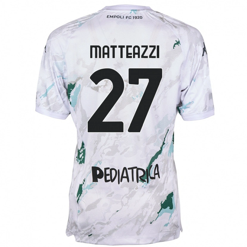 Danxen Mujer Camiseta Ernesto Matteazzi #27 Gris 2ª Equipación 2024/25 La Camisa