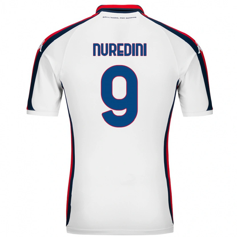 Danxen Mujer Camiseta Joi Nuredini #9 Blanco 2ª Equipación 2024/25 La Camisa