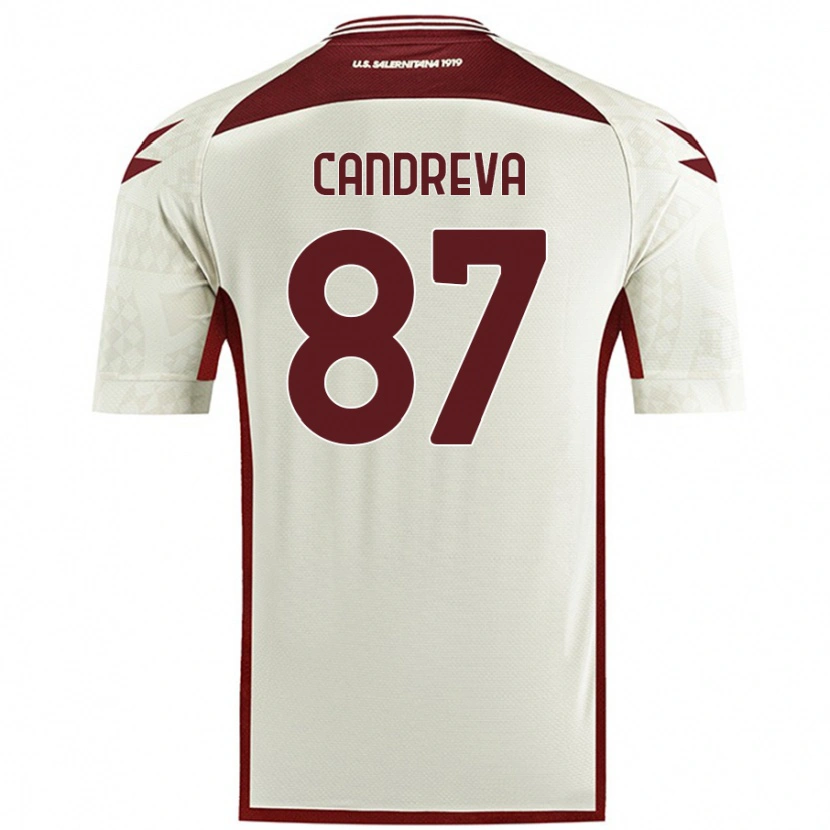 Danxen Mujer Camiseta Antonio Candreva #87 Color Crema 2ª Equipación 2024/25 La Camisa