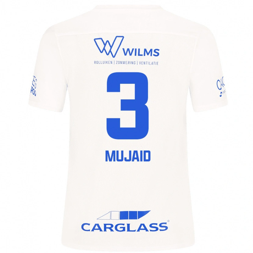 Danxen Mujer Camiseta Mujaid Sadick #3 Blanco 2ª Equipación 2024/25 La Camisa