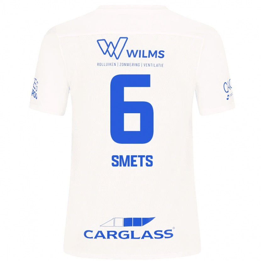Danxen Mujer Camiseta Matte Smets #6 Blanco 2ª Equipación 2024/25 La Camisa