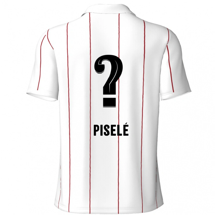 Danxen Mujer Camiseta Lowie Piselé #0 Blanco Negro 2ª Equipación 2024/25 La Camisa
