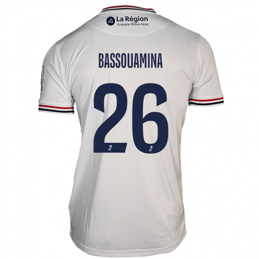 Danxen Mujer Camiseta Mons Bassouamina #26 Blanco 2ª Equipación 2024/25 La Camisa