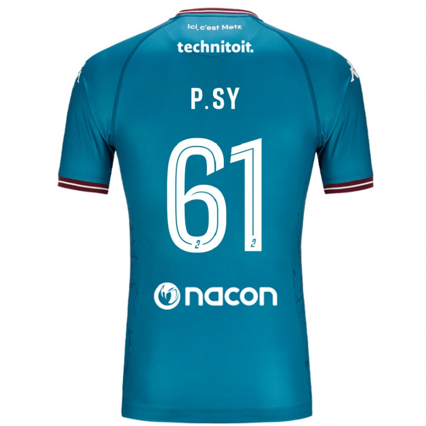 Danxen Mujer Camiseta Pape Sy #61 Azul Petróleo 2ª Equipación 2024/25 La Camisa