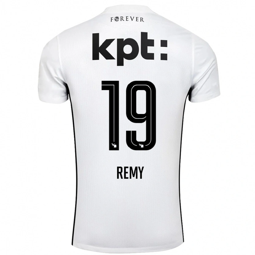 Danxen Mujer Camiseta Audrey Remy #19 Blanco Negro 2ª Equipación 2024/25 La Camisa
