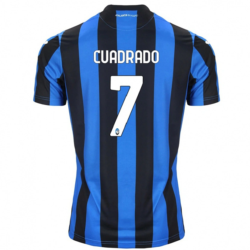 Danxen Niño Camiseta Juan Cuadrado #7 Azul Negro 1ª Equipación 2024/25 La Camisa