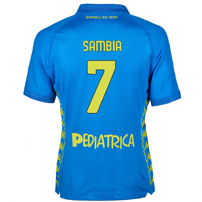 Danxen Niño Camiseta Junior Sambia #7 Azul 1ª Equipación 2024/25 La Camisa