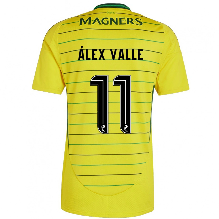 Danxen Hombre Camiseta Álex Valle #11 Amarillo 2ª Equipación 2024/25 La Camisa