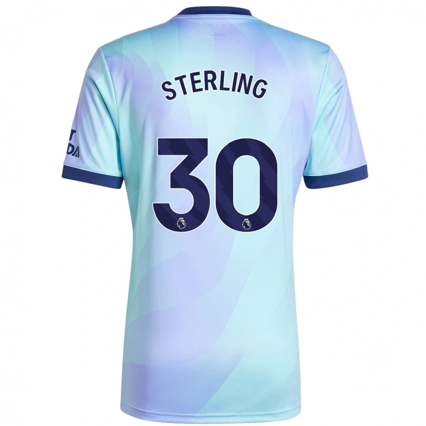 Danxen Hombre Camiseta Raheem Sterling #30 Agua Equipación Tercera 2024/25 La Camisa