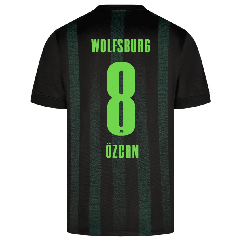 Danxen Hombre Camiseta Salih Özcan #8 Verde Oscuro 2ª Equipación 2024/25 La Camisa
