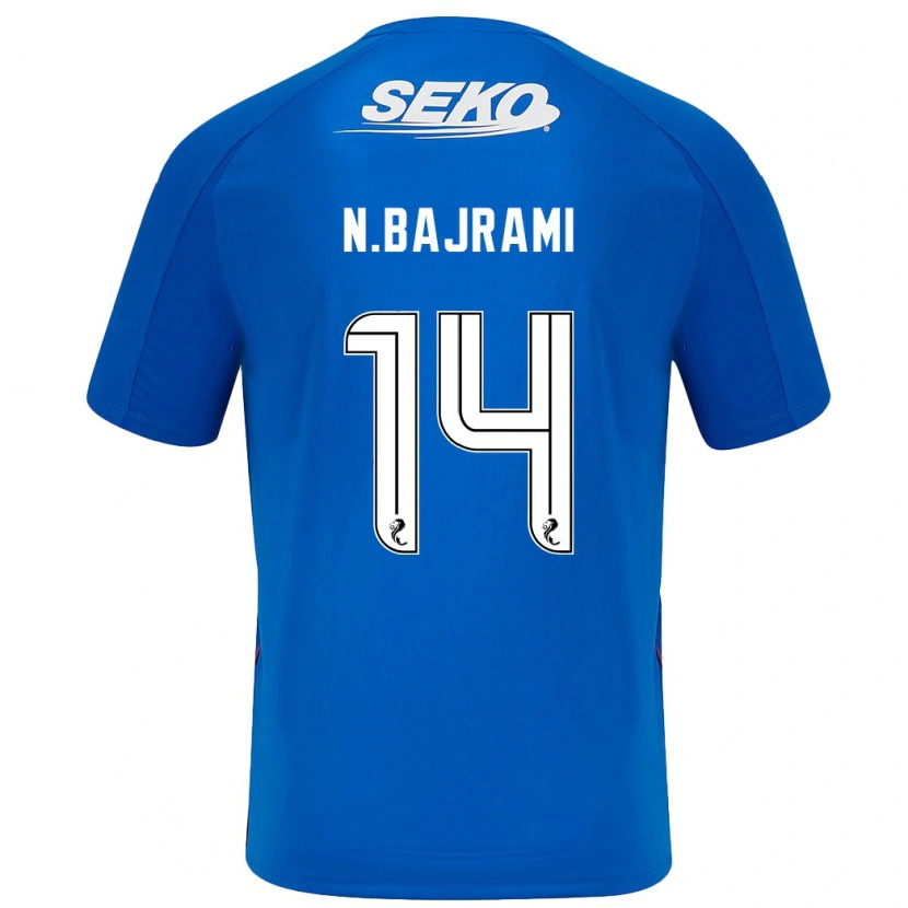 Danxen Hombre Camiseta Nedim Bajrami #14 Azul Oscuro 1ª Equipación 2024/25 La Camisa