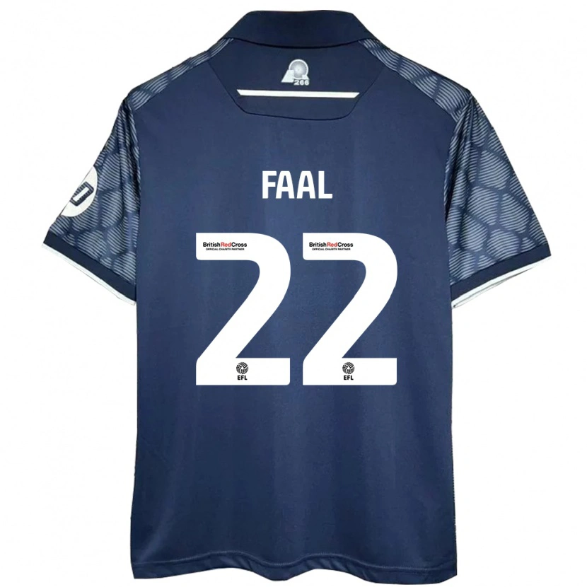 Danxen Hombre Camiseta Mo Faal #22 Negro 2ª Equipación 2024/25 La Camisa