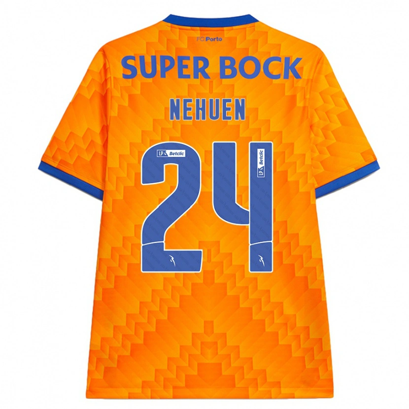 Danxen Hombre Camiseta Nehuén Pérez #24 Naranja 2ª Equipación 2024/25 La Camisa