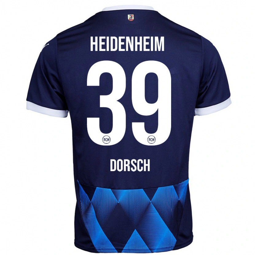 Danxen Mujer Camiseta Niklas Dorsch #39 Rojo Azul 1ª Equipación 2024/25 La Camisa