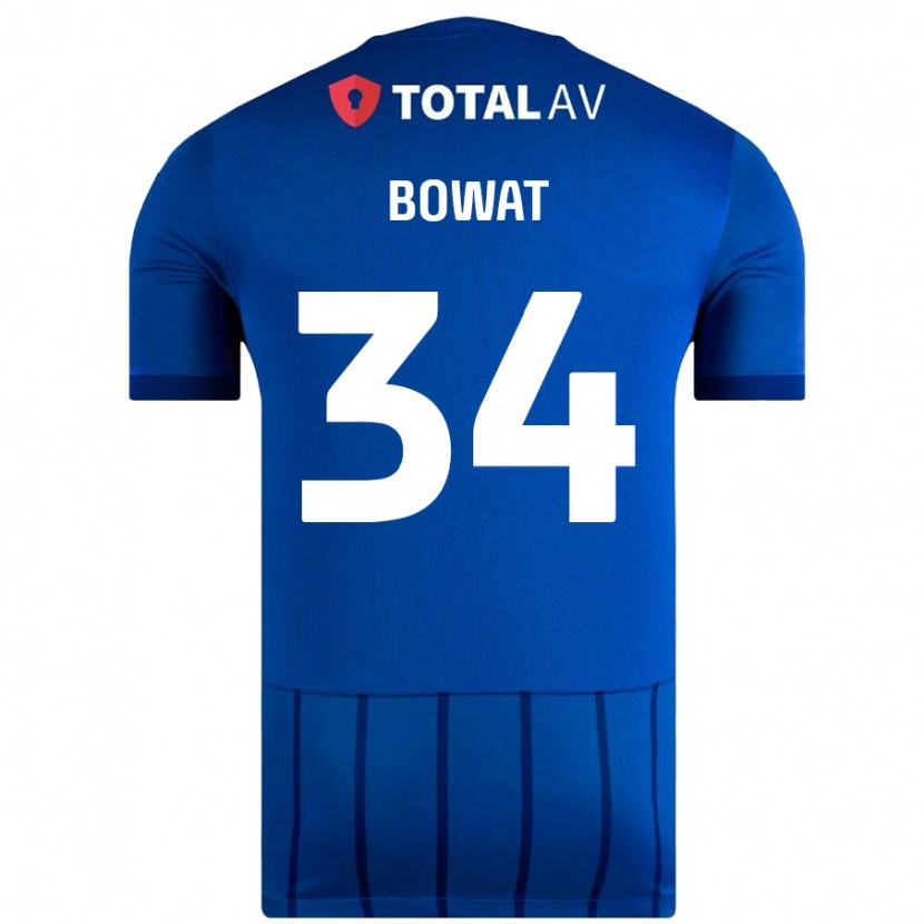 Danxen Mujer Camiseta Ibane Bowat #34 Azul 1ª Equipación 2024/25 La Camisa